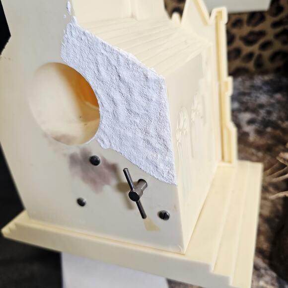 Vintage 1950s Raylite Illuminated Lighted Music Box Christmas Cathedral Church - Picture 4 of 11